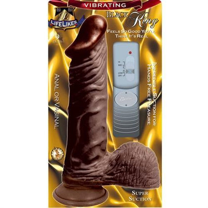 Lifelike Vibrating Black King 9