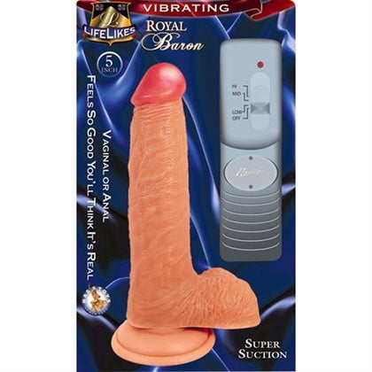 Lifelike Vibrating Flesh Royal Baron 5