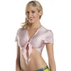 Light Pink School Girl Tie Top - One Size