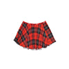 Lit Af Plaid Skirt - Red Plaid - M/l