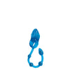 Maxx Gear Vibrating Cockring & Anal Beads - Blue