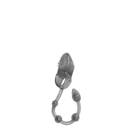 Maxx Gear Vibrating Cockring & Anal Beads - Smoke