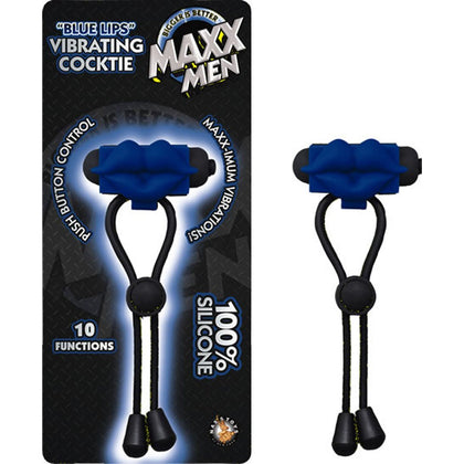 Maxx Men Blue Lips Vibrating Cocktie - Blue