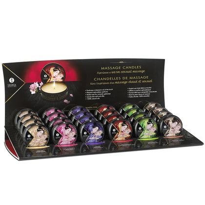 Mini Massage Candle Display - 24 Count