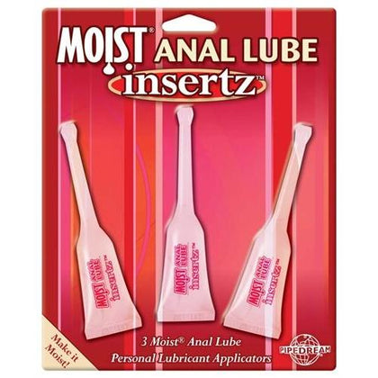 Moist Anal Lube Insertz - 3 Pack - 10 ml