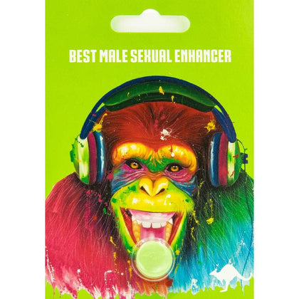 Monkey Green Sexual Male Echancer Single Pack