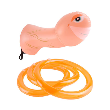Mr. Party Pecker Inflatable Strap on Ring Toss Game