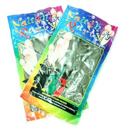 Naughty Party Balloons - Penis - 8 Pack - Brown