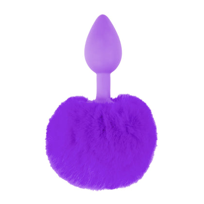 Neon Bunny Tail - Purple
