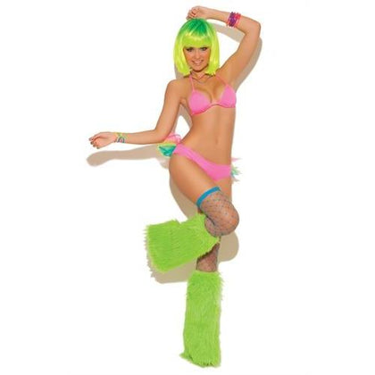 Neon Nites Bra Top and Tutu Panty Set - One Size