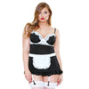 Night Service Maid Costume - 3x-4x - Black and  White