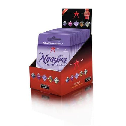 Nyagra Natural Climax Intense - 12 Piece Display - 2 Capsule Blister Pack