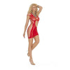 Opaque Mini Dress - One Size - Red