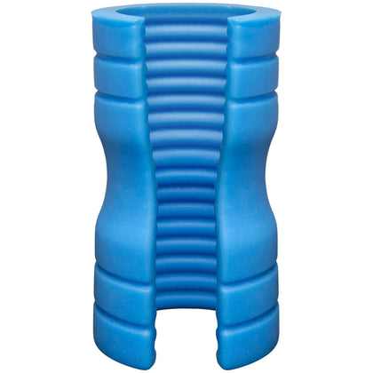 Optimale  - Truskyn  Silicone Stroker - Ribbed -  Blue