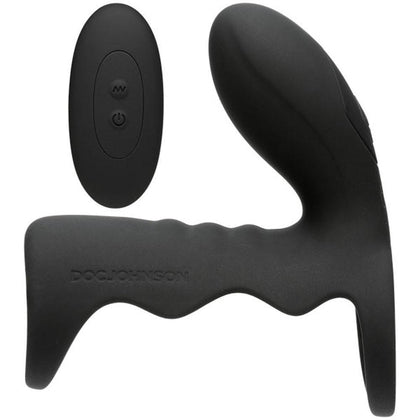 Optimale - Vibrating Cock Cage With Wireless  Remote - Rechargeable - Silicone - Black