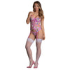 Painted Petals Merry Widow and G-String - Multi - Medium