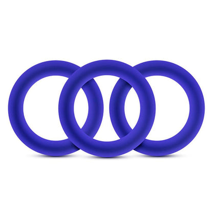 Performance - Vs2 Pure Premium Silicone Cockrings - Small - Indigo