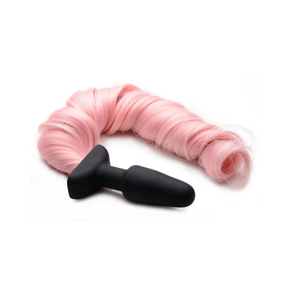 Pink Pony Tail Anal Plug