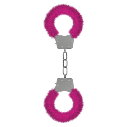 Pleasure Furry Handcuffs - Pink