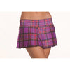 Purple Pleated School Girl Skirt - Small/ Medium