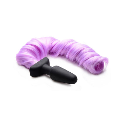 Purple Pony Tail Anal Plug