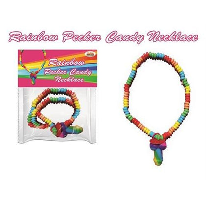 Rainbow Pecker Candy Necklace