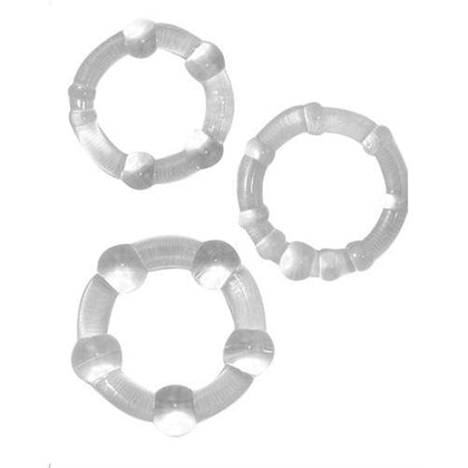 Ram Beaded Cockrings - Clear
