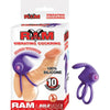 Ram Vibrating Cockring - Purple