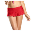 Red Pleated Mini Skirt - Small/ Medium
