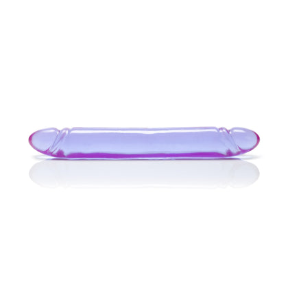 Reflective Gel Smooth Double Dong 12 Inches