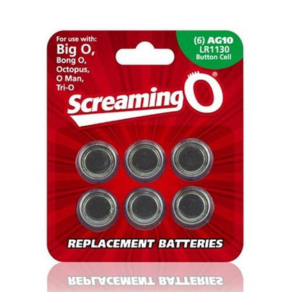 Replacement Batteries - 6 Pack - Each - AG10 - LR1130 - Button Cell