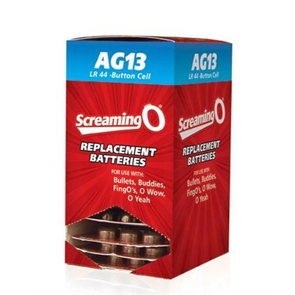 Replacement Batteries AG13 LR44 Button Cell - 12 Piece Display
