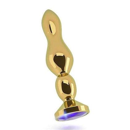 Rich R4 Gold Metal Plug - 4.8 Inch - Dark Purple Sapphire