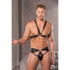 Ring Harness & Brief Set - Small/ Medium - Black