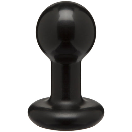 Round Butt Plug - Small - Black