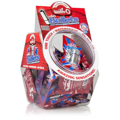 Screaming O Bullets - 40 Piece Fishbowl - Assorted Colors