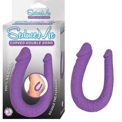 Seduce Me Curved Double Dong - Purple