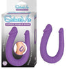 Seduce Me Curved Double Dong - Purple
