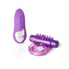 Sensuelle Remote Control 15 Function Rechargeable Bullet Ring - Purple