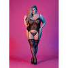 Sexy Time Merry Widow and G-String Set - Black - 1x-3x