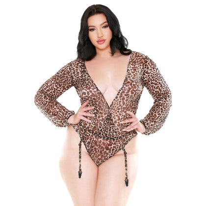 Shiva Long Sleeve Mesh Teddy - 1x2x