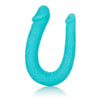 Silicone Double Dong Ac/dc Dong - Teal