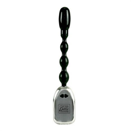Silicone Flexi Power Rod Bendable Beaded Probe - Black