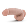 Silicone Willy's 7 Inch Dildo With Balls - Vanilla