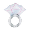 Silver Inflateable Diamond Ring 50cm