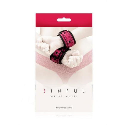 Sinful Wrist Cuffs - Pink