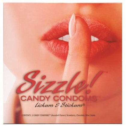 Sizzle! Candy Condoms - 3 Pack