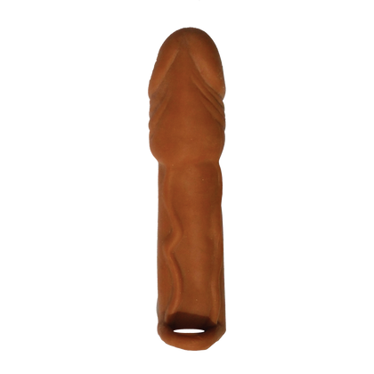 Skinsations Latin Lover Series Husky Lover 7 Inch Vibrating - Brown