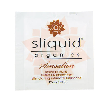 Sliquid Organics Sensation - 200 Count Case - .17 Oz./ 5ml Foils