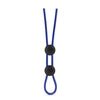 Stay Hard - Silicone Double Loop Cock Ring - Blue